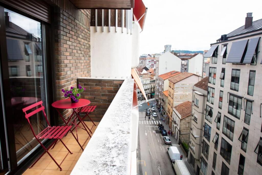 Piso Luminoso Y Tranquilo En Ourense Lägenhet Exteriör bild